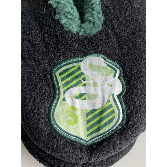 Snuggle Toes Harry Potter Slytherin Slippers Women’s Sz 4-10 Black Green NEW - Picture 3 of 12